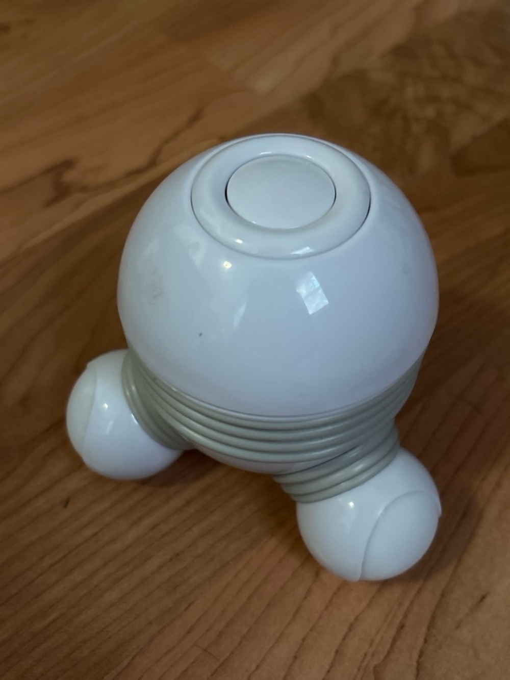 White Handheld Mini Massager - Home Accents